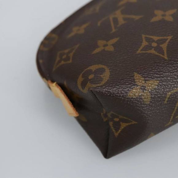 LOUIS VUITTON Monogram Pochette Cosmetic PM Cosmetic Pouch M47515 LV Auth 97655 - Picture 16 of 16